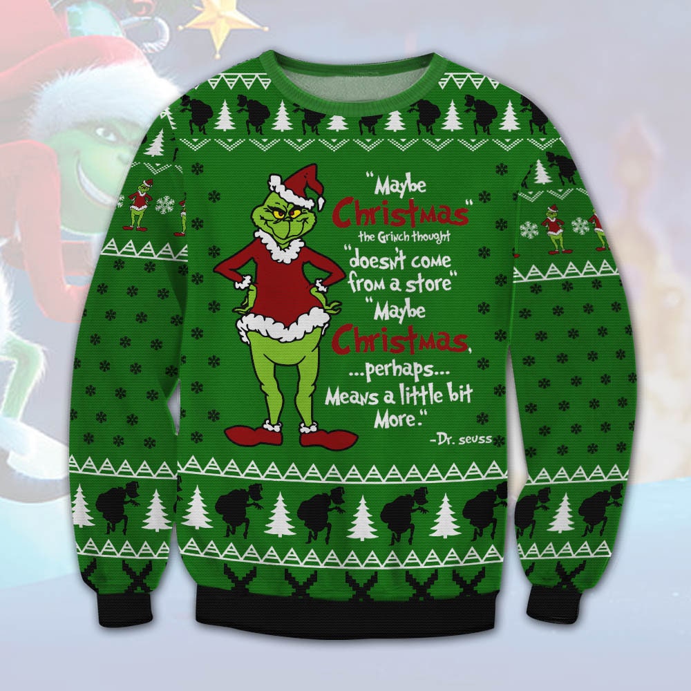 Inspired by The Grinch Ugly Sweater –