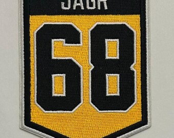 Jaromir Jagr Retirement Night Patch Pittsburgh Penguins