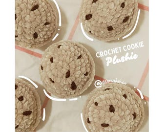 crochet cookie plushie