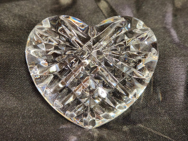 Waterford Crystal Heart Etsy