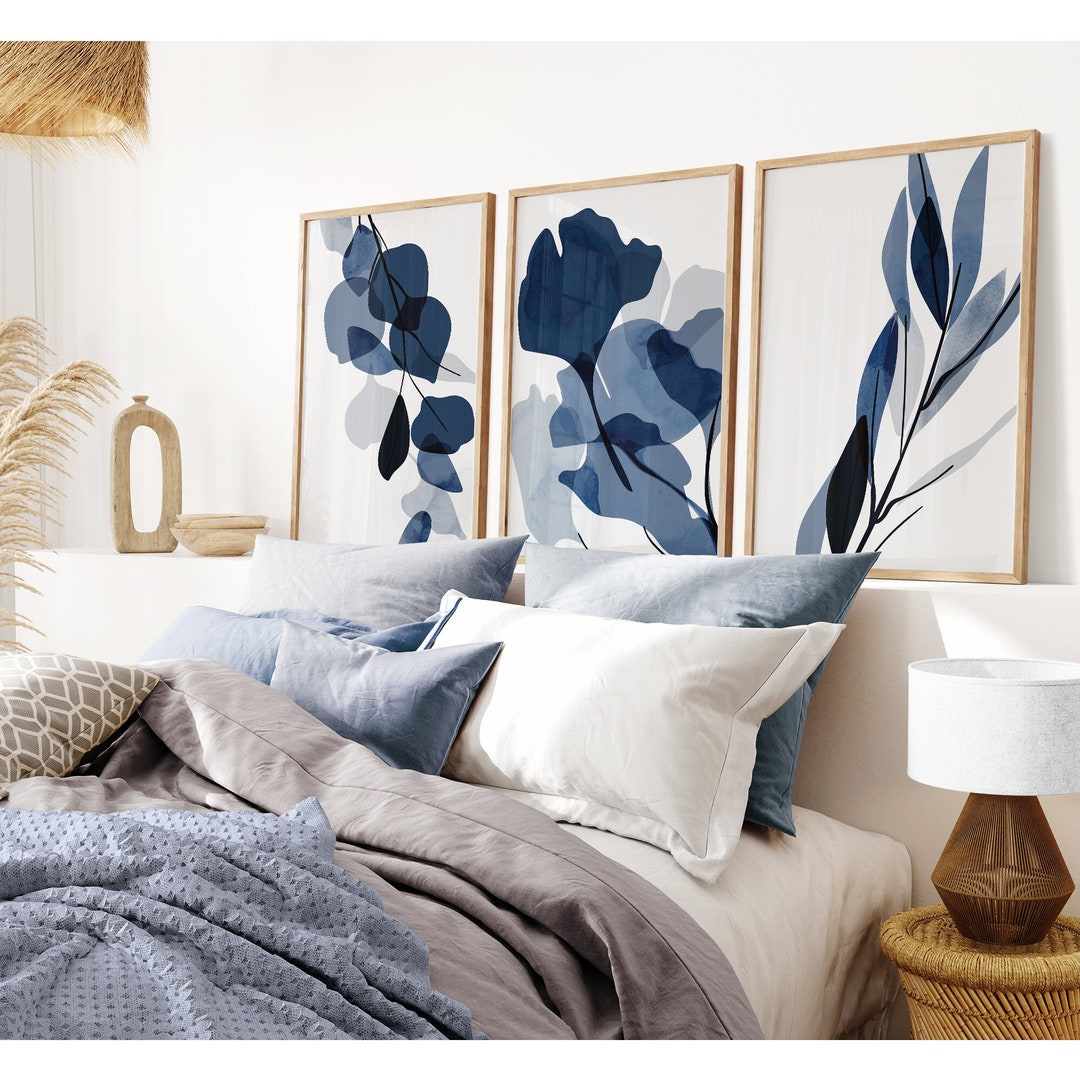 Botanical Wall Art Prints 3 Panel SET 'bohemian Botanicals Set' Home ...