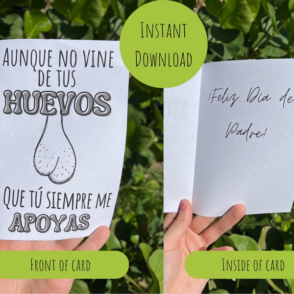 Funny Spanish Fathers Day Cards - Etsy