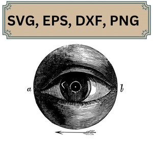 VINTAGE EYE SVG