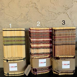 Bamboo placemats & coasters set