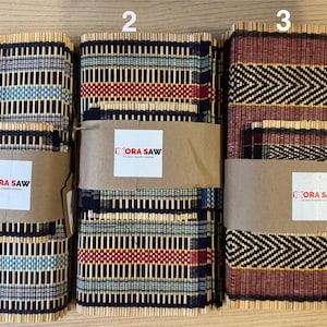 Handmade Bamboo Placemats & Coasters Set – Natural Tableplace Decor, Eco‑Friendly Dining Accessories