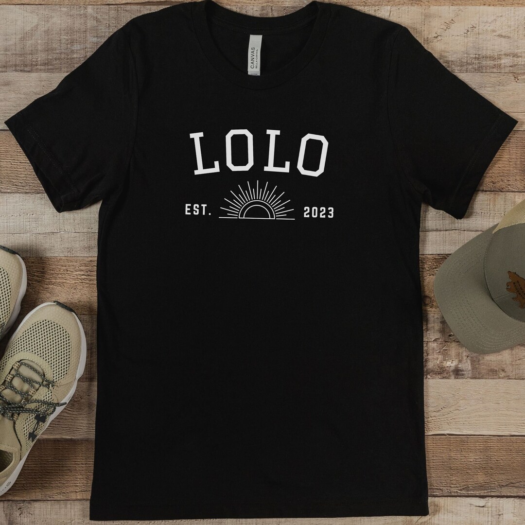 Lolo 2024 Shirt Grandpa Grandfather Gift Filipino Tagalog Pregnancy