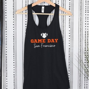 SF Giants Racerback Tank | Game Day Baseball Top