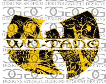 Wu Tang Skull Vector SVG & PNG For T-Shirts, decals etc.