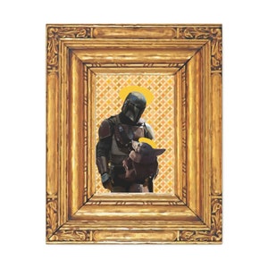 Mando and Child Canvas Gallery Wrap