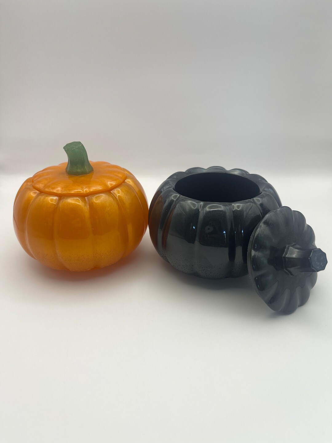 Decoración de resina con calabazas de Halloween para otoño