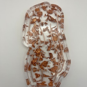 Custom Woman&#39;s Silhouette Tray, resin trinket tray, handmade trinket jewelry tray, home decor, resin art, purpose home studio