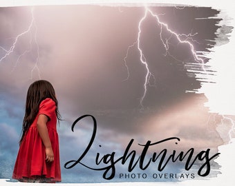 45 Lightning Photoshop Overlays