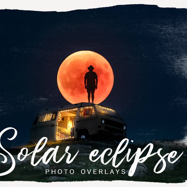 30 Eclipse Photoshop Overlays