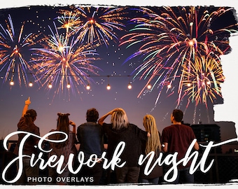 Feuerwerk JPG Photoshop Overlays