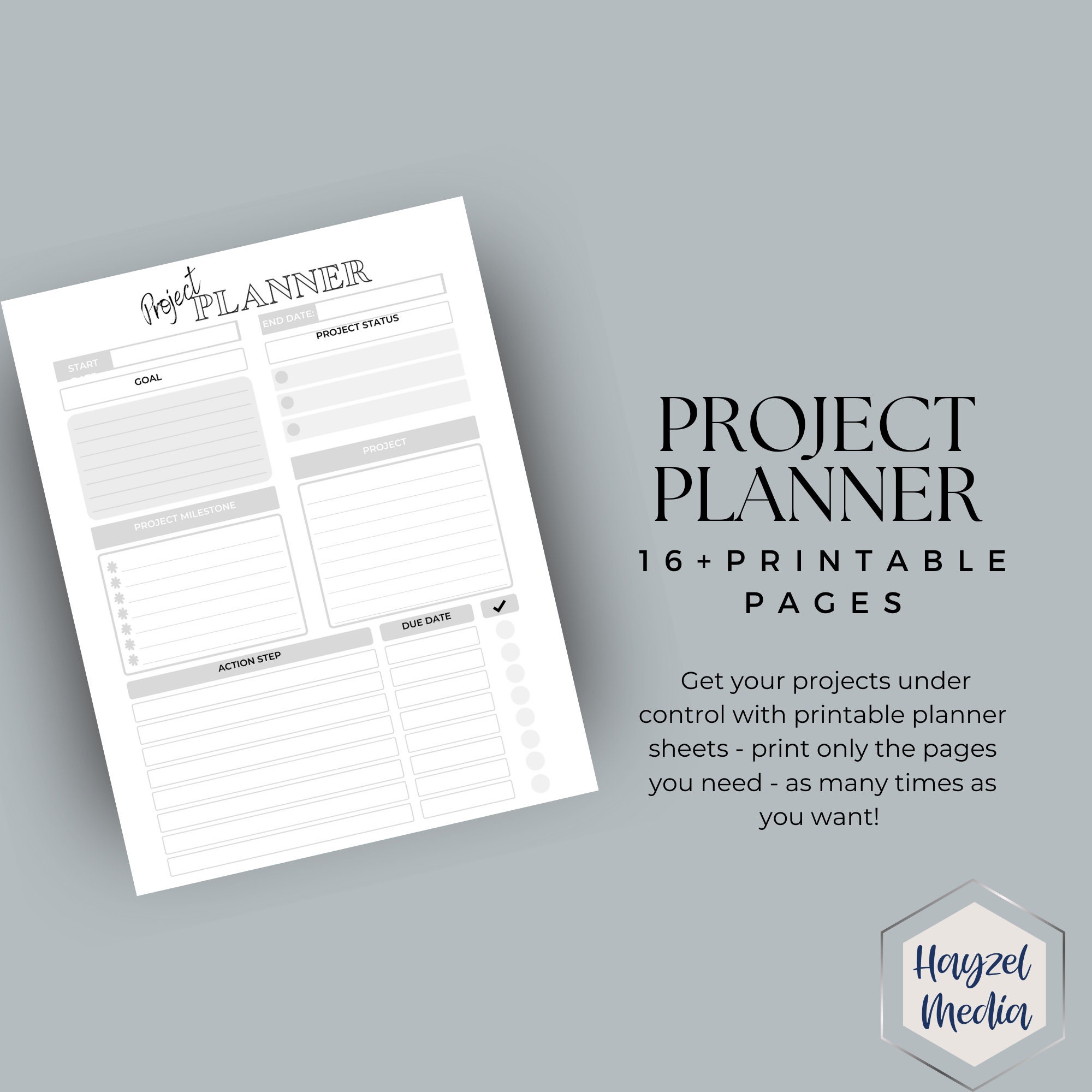 Task Tracker | Project Timeline | Project Management Template | Project ...