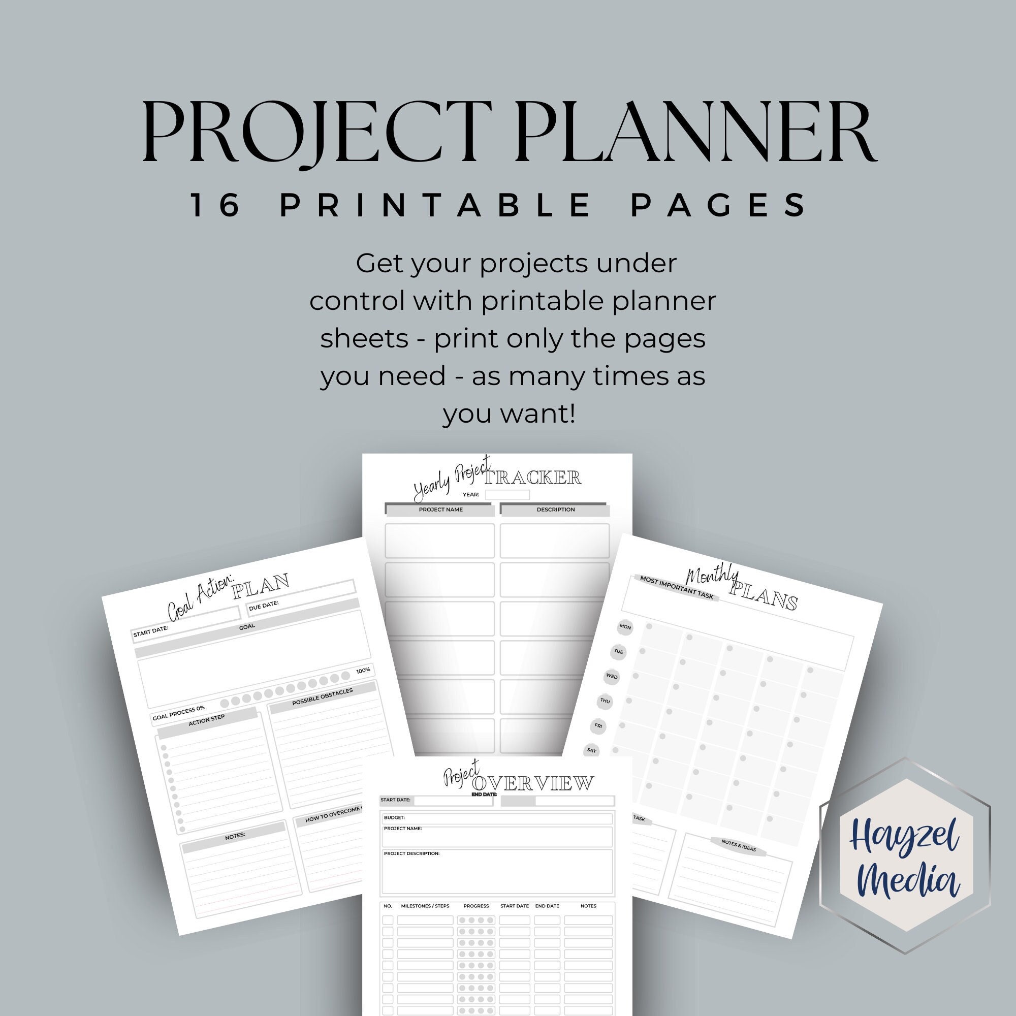 Task Tracker | Project Timeline | Project Management Template | Project ...
