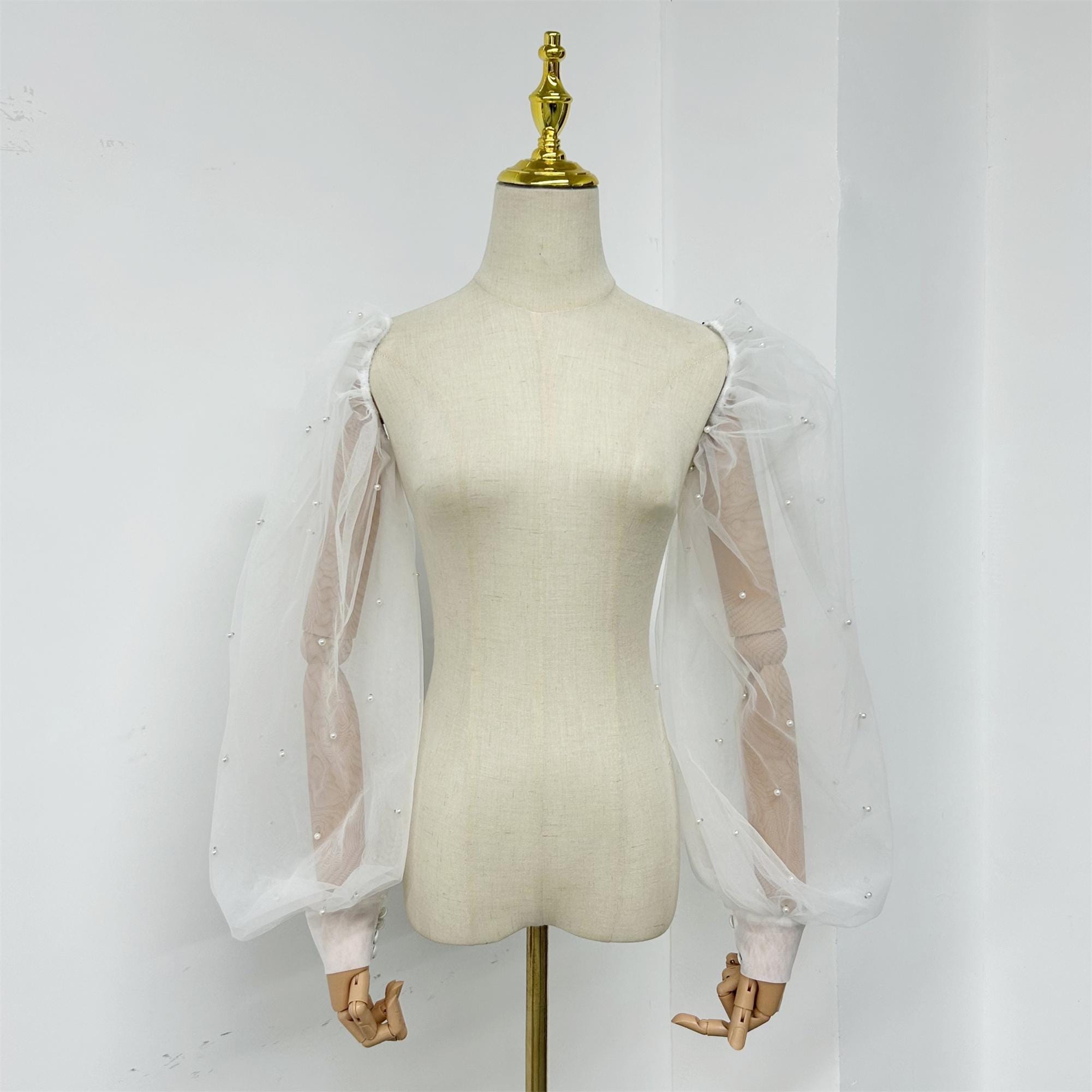 Tulle Sleeves Detachable