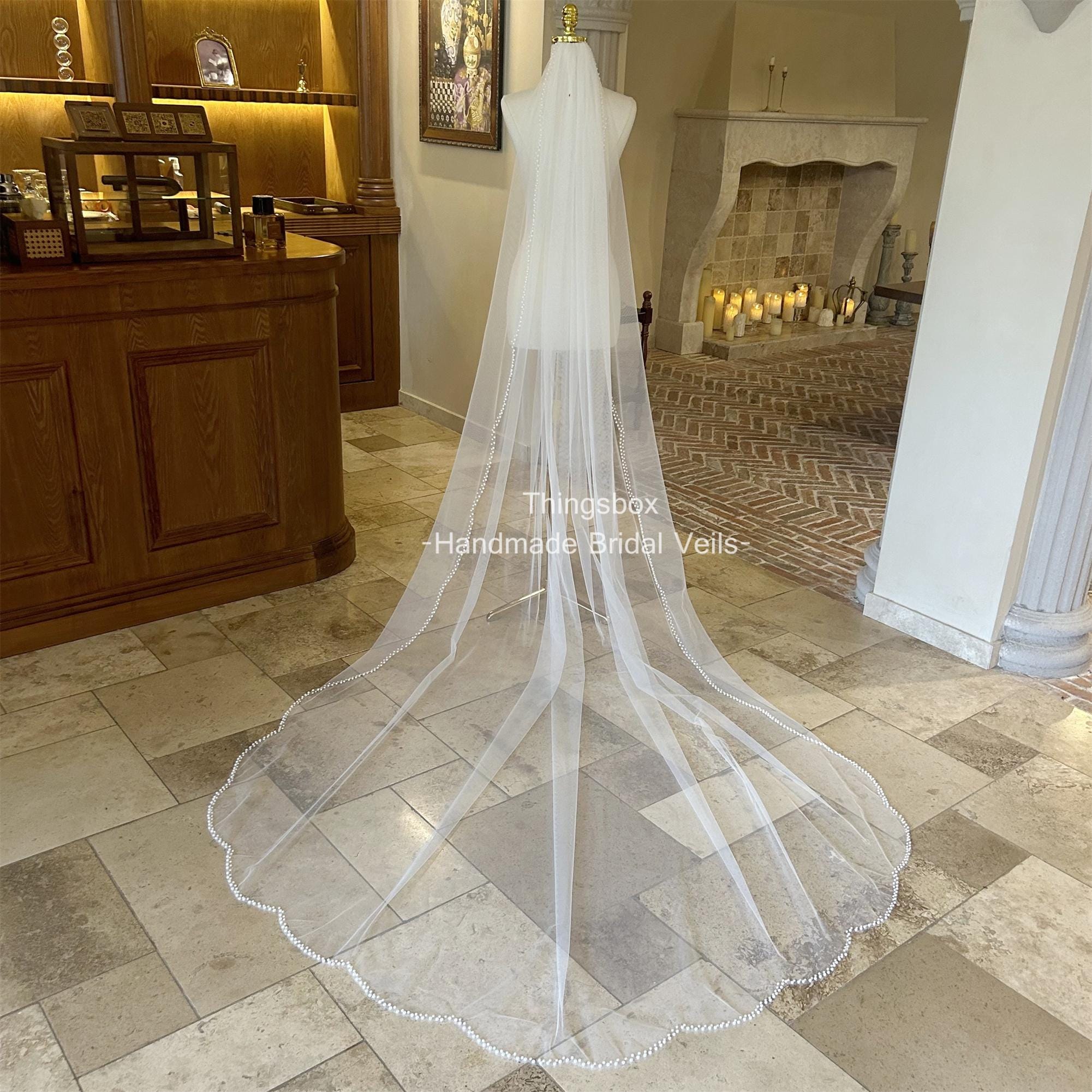 Scalloped Veil - Etsy