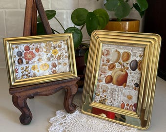 Vintage Gold Picture Frame Set of 2