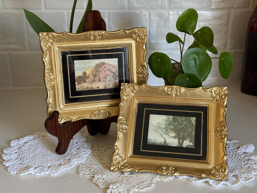 Vintage Gold Ornate Frames Set of 3 Baroque Italian Style Gallery Wall ...