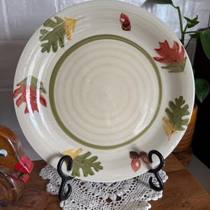 Royal Norfolk Autumn Leaves Dinner Plates Set of 4