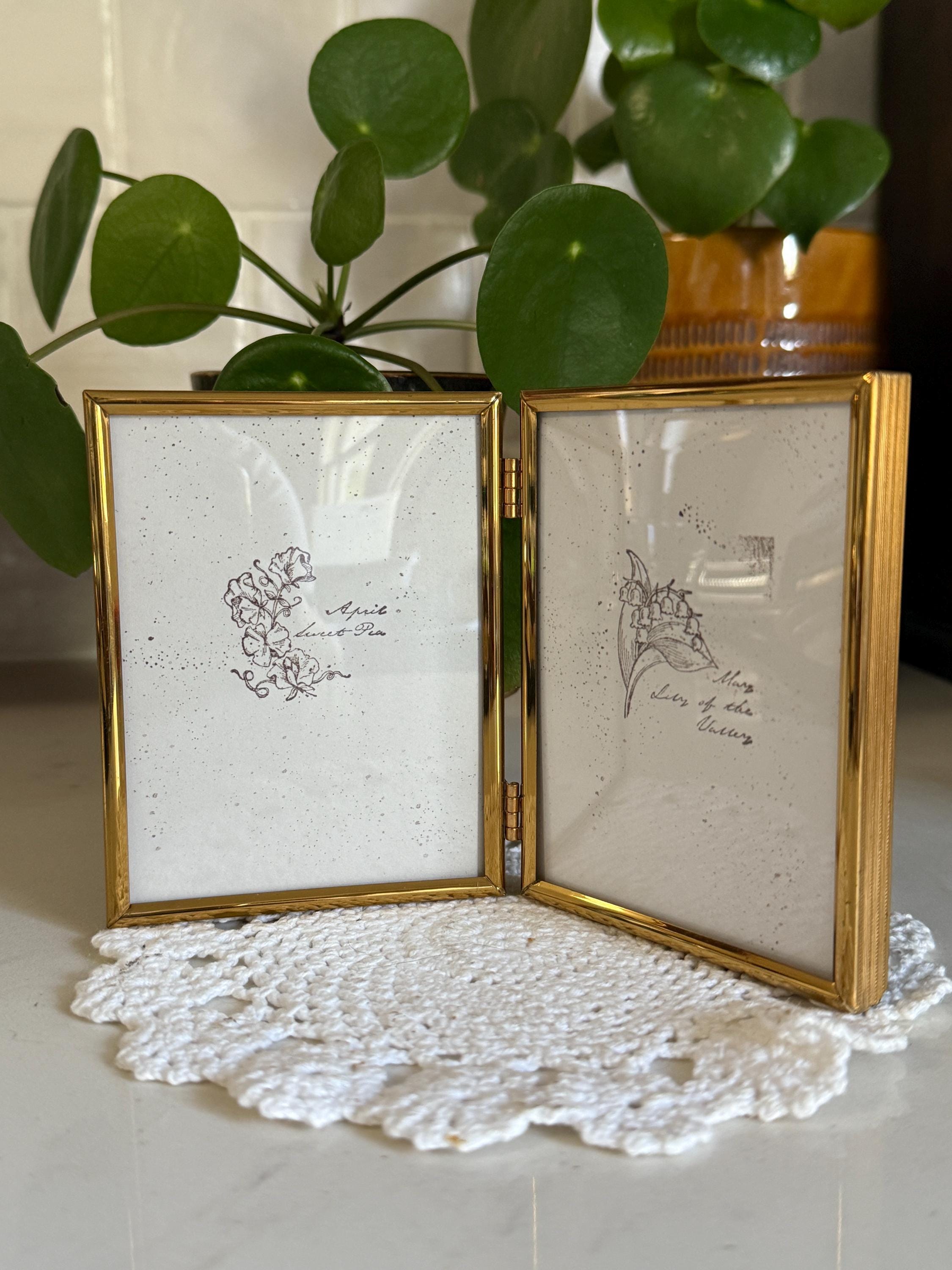 Convex Glass Brass - Etsy