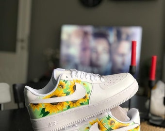 Custom sunflower cheap nike roshe
