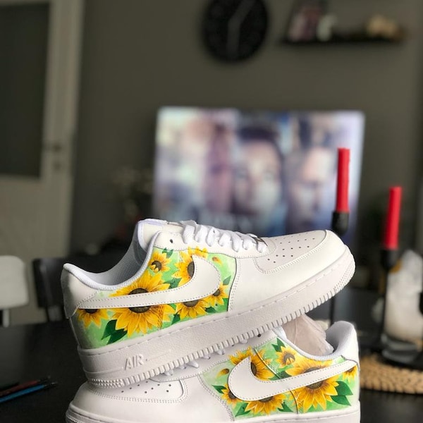 custom floral nike shoes