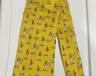 Pre Owned Yellow Marching Band Neck Tie - Chanel (T7)