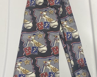Vintage Pre Owned Baseball Necktie - American Traditions (T40)