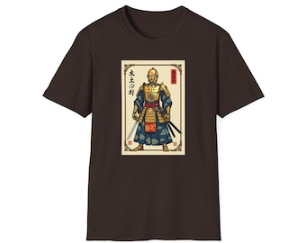 Japanese Star Wars T-Shirt: C-3PO Samurai, Anime Sci-Fi Tee