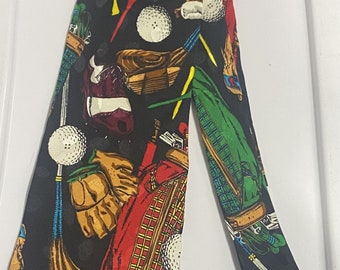 Vintage Pre Owned Golf Necktie - Addiction (T32)