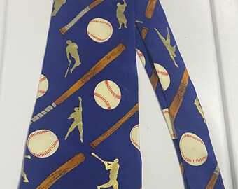 Vintage Pre Owned Baseball Necktie = Lillian Venon (T18).
