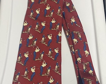 Vintage Pre Owned Golf Necktie - London Fog, Made in the U.S.A. (T9)
