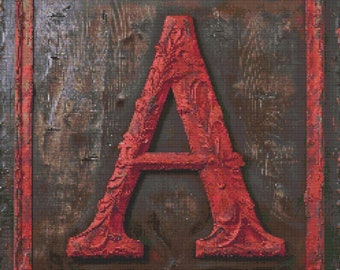 The Scarlet Letter Little Primitives Series PDF Digital Cross Stitch ...