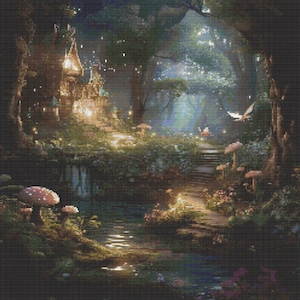 Enchanted Forest 2 Cross-Stitch Pattern Digital Download
