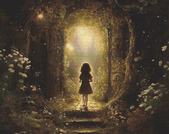 Secret Garden 1 Cross-Stitch Pattern Digital Download