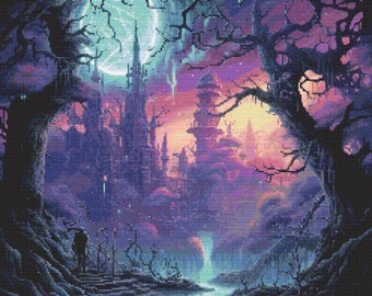 Gothic Fantasy Motiv 1 Kreuzstichmuster Digital Download