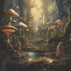 Enchanted Forest 3 Cross-Stitch Pattern Digital Download