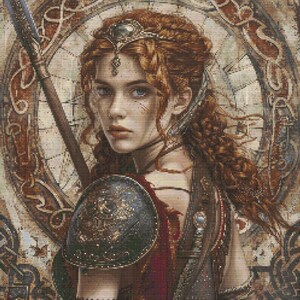 Boudica 6 Cross-Stitch Pattern Digital Download