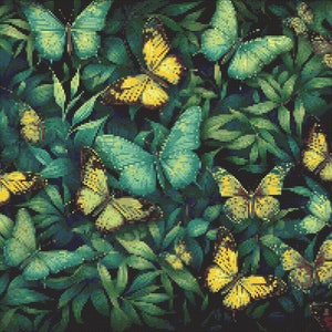 Butterflies Pattern 3 Cross-Stitch Pattern Digital Download
