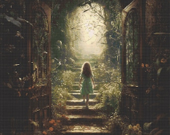 Secret Garden 3 Cross-Stitch Pattern Digital Download