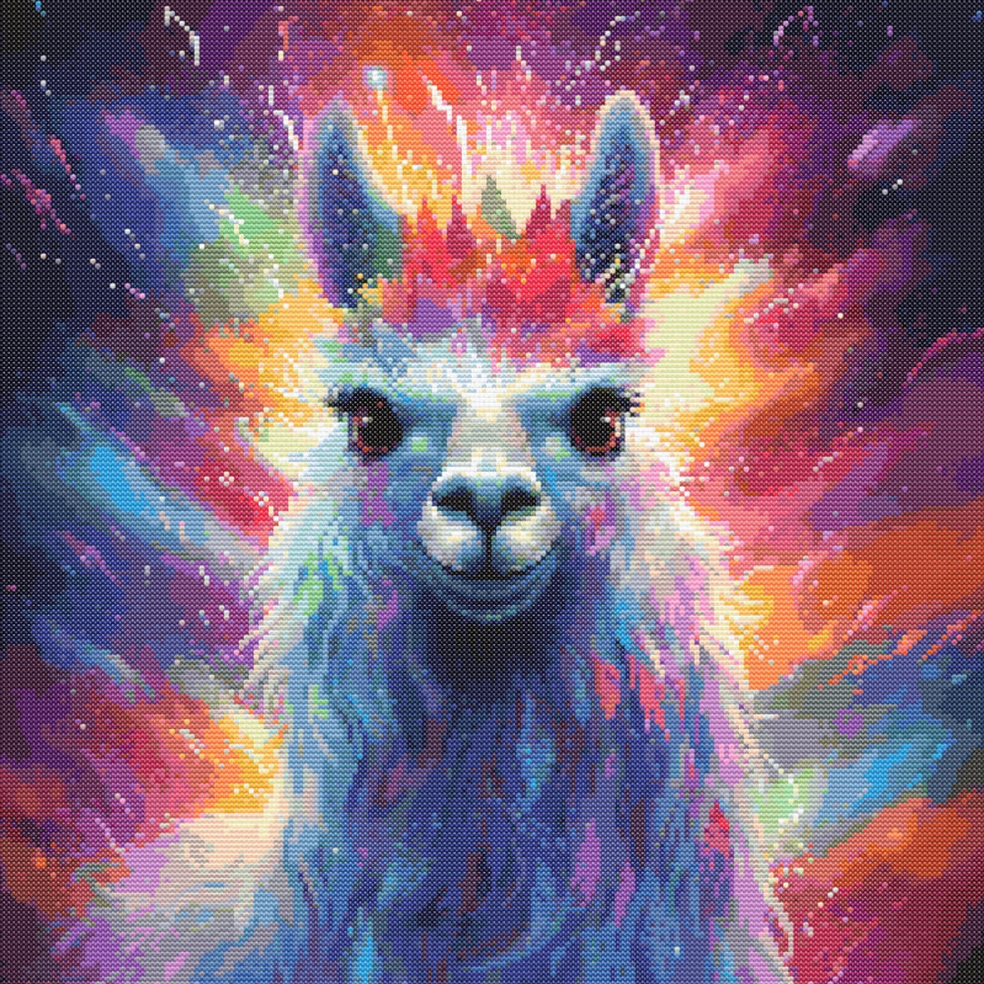 Rainbow Llama 10 Cross-stitch Pattern Digital Download - Etsy