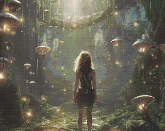 Enchanted Forest 4 Cross-Stitch Pattern Digital Download