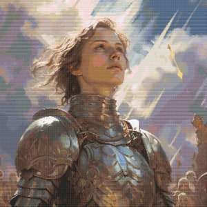 Joan of Arc 6 Cross-Stitch Pattern Digital Download