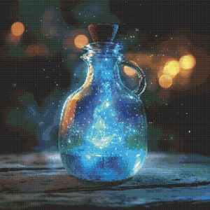 Glowing Magic Potion 1 Cross-Stitch Pattern Digital Download