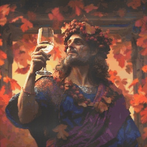 Dionysus 3 Cross-Stitch Pattern Digital Download