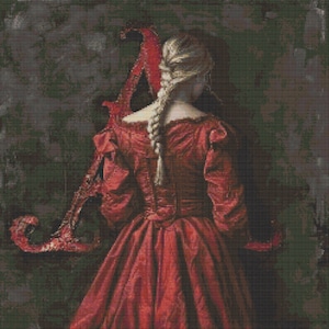 Download digital do padrão de ponto cruz The Scarlet Letter 7