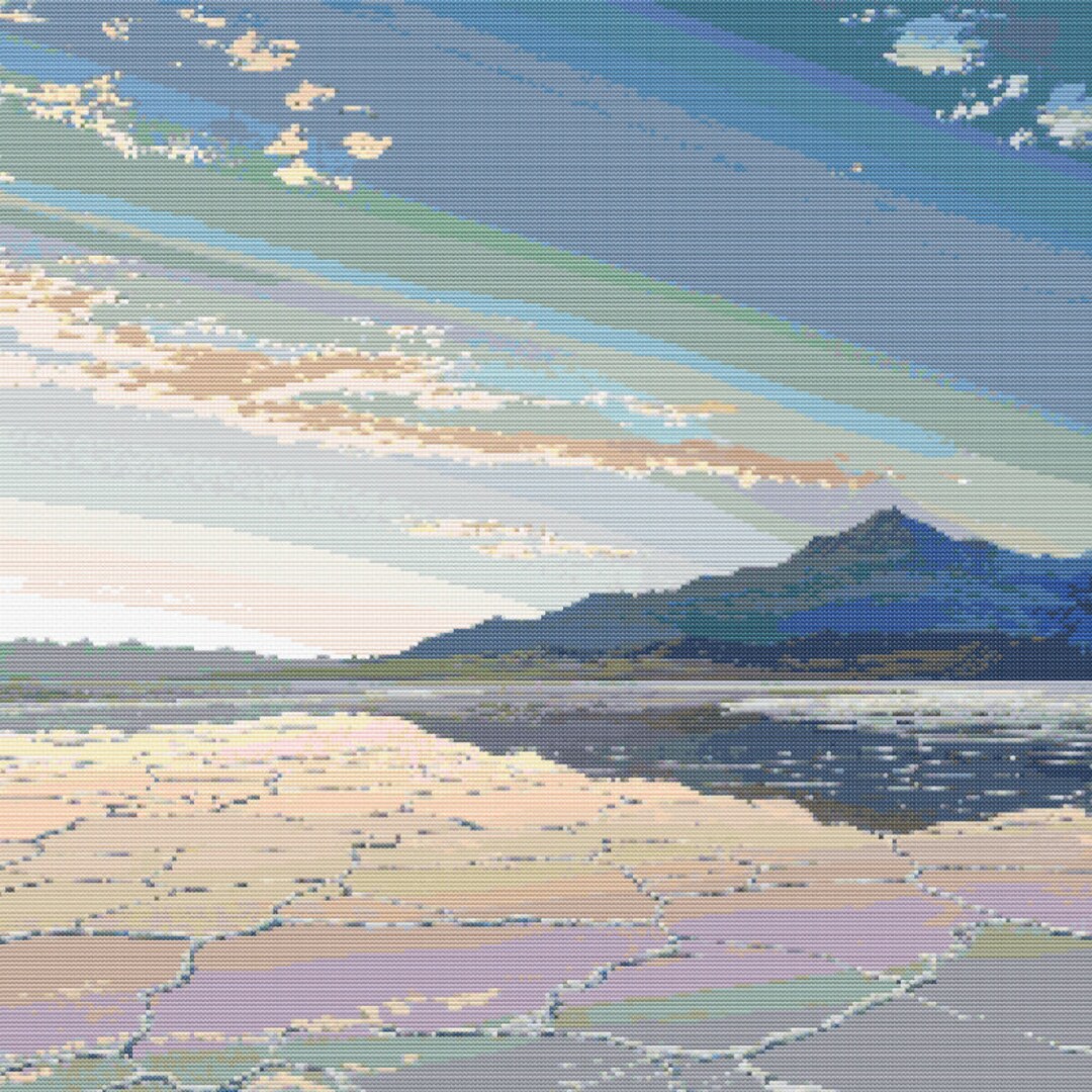 Utah Salt Flats 13 Cross-stitch Pattern Digital Download - Etsy