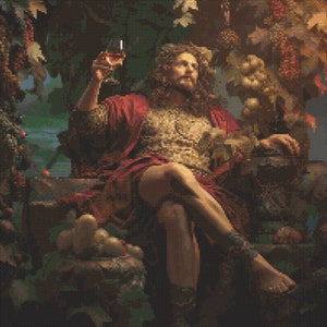 Dionysus 4 Cross-Stitch Pattern Digital Download
